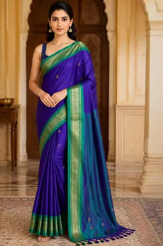 Zari pure cotton kanjeevaram saree