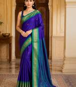 Zari pure cotton kanjeevaram saree