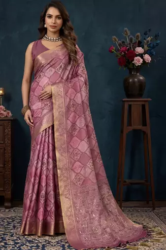 Woven design zari silk blend kanjeevaram saree