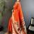 Ethnic motifs woven design zari silk blend designer kanjeevaram saree