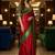 Woven design zari pure cotton kanjeevaram saree with unstitched blouse piece