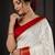 Women zari woven pure silk kanjeevaram saree with contrast pallu