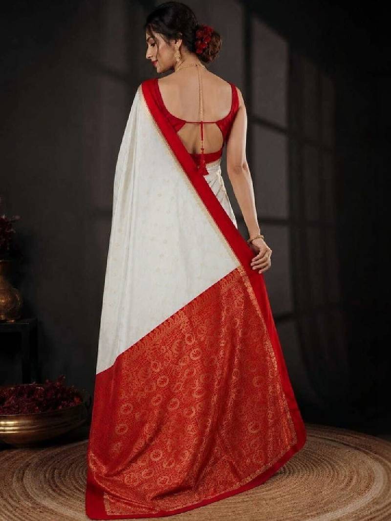 Woven design zari art silk kanjeevaram saree