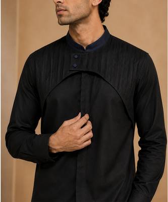 Black malai cotton shirt 4