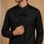 Black malai cotton shirt