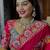 Embellished embroidered art silk kanjeevaram saree