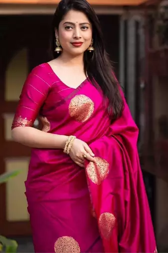 Woven design zari art silk designer kanjeevaram saree