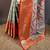 Floral zari silk blend designer kanjeevaram saree