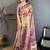 Paisley zari silk blend designer kanjeevaram saree