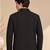 Black and grey malai cotton bomber jacket