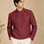 Maroon and black malai cotton bomber jacket