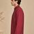 Maroon and black malai cotton bomber jacket