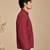 Maroon and black malai cotton bomber jacket