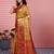 Woven design zari silk blend designer kanjeevaram saree