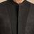 Black chanderi bemberg silk bandhgala