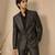 Black bemberg silk blazer