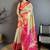 Floral zari silk blend designer kanjeevaram saree