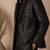 Black bemberg silk blazer