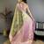 Floral zari silk blend heavy work kanjeevaram saree