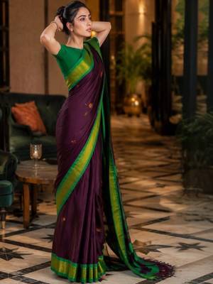 Zari pure cotton kanjeevaram saree 2
