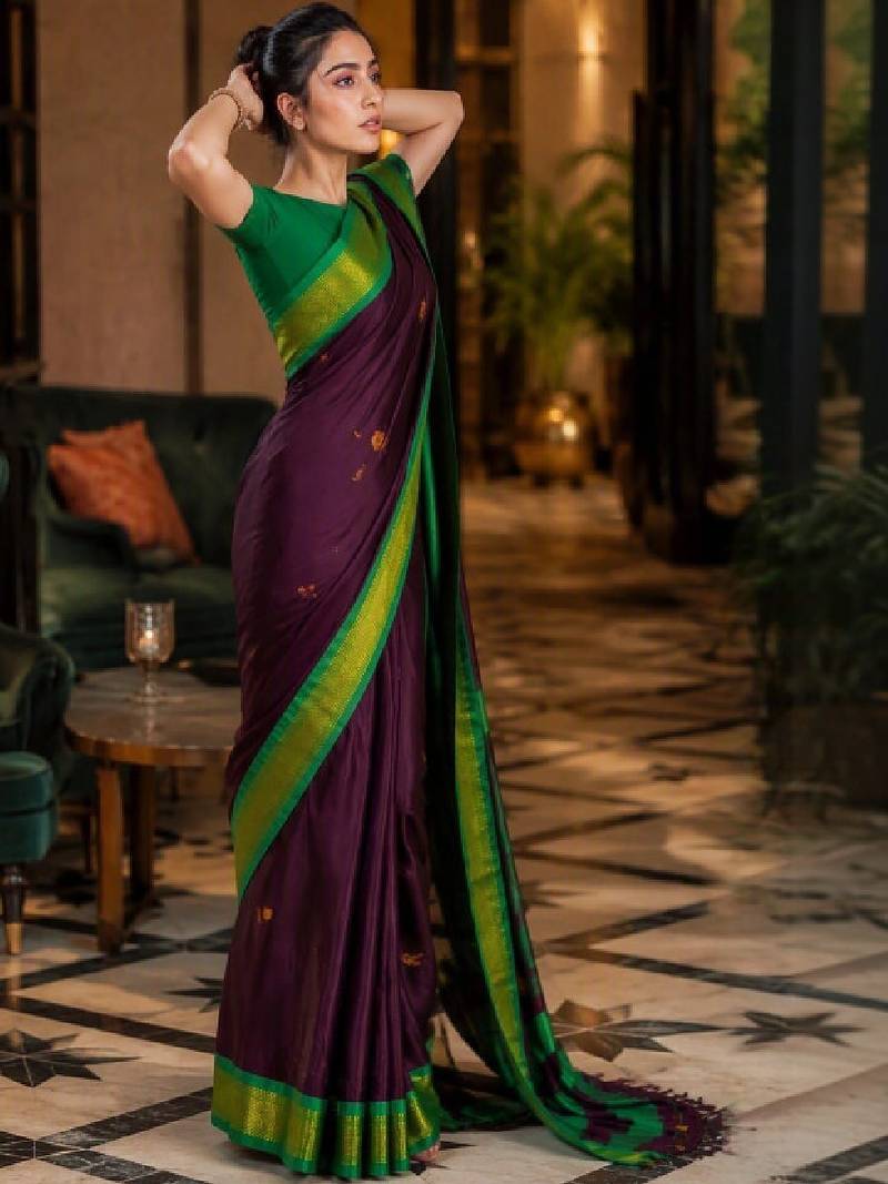 Zari pure cotton kanjeevaram saree