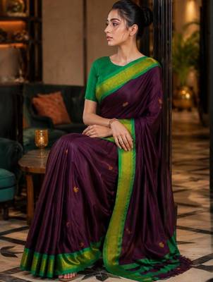 Zari pure cotton kanjeevaram saree 3