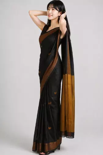 Pure cotton kanjeevaram saree