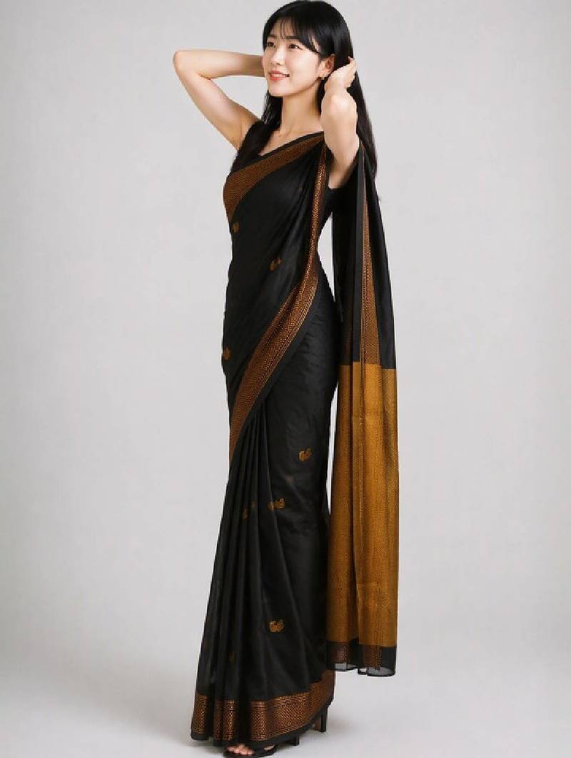 Pure cotton kanjeevaram saree