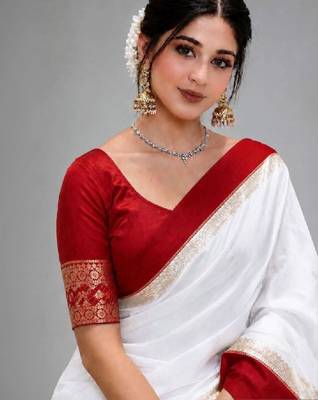 Paisley zari art silk kanjeevaram saree 2