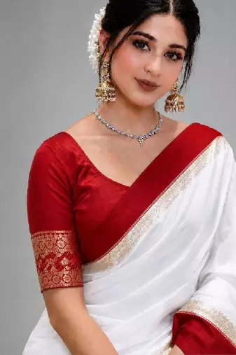Paisley zari art silk kanjeevaram saree