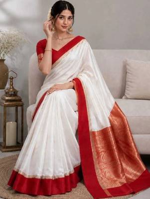 Paisley zari art silk kanjeevaram saree 3