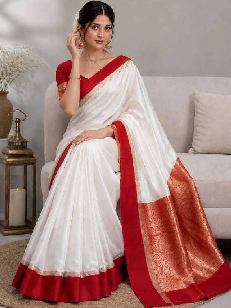 Paisley zari art silk kanjeevaram saree