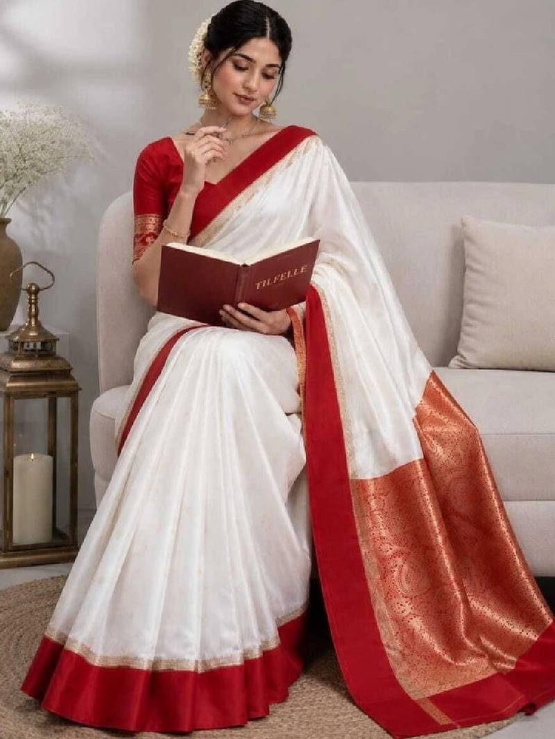 Paisley zari art silk kanjeevaram saree