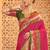 Woven design silk blend heavy work kanjeevaram saree
