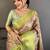 Woven design zari silk blend kanjeevaram saree