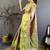 Woven design zari silk blend kanjeevaram saree