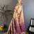 Woven design zari silk blend kanjeevaram saree