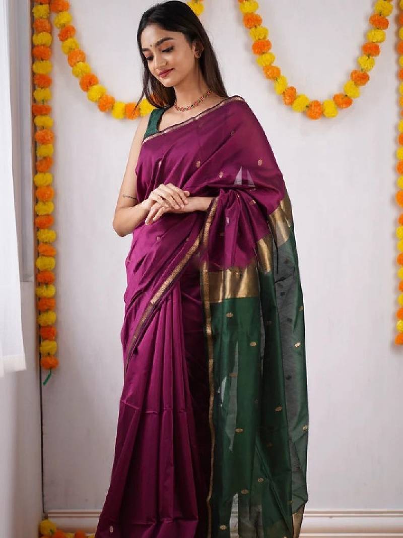Woven design zari art silk designer kanjeevaram saree