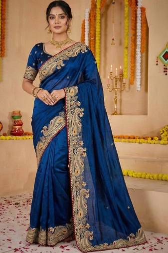 Zari pure georgette kanjeevaram saree