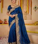 Zari pure georgette kanjeevaram saree