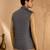 Blue and yellow linen jacket