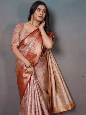 Woven design zari art silk banarasi saree 2