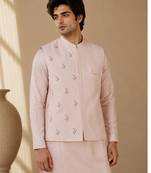 Baby pink bemberg silk jacket
