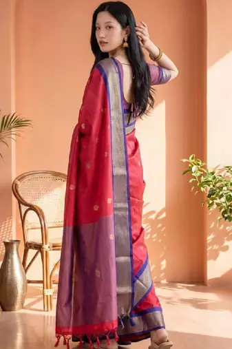Zari pure cotton kanjeevaram saree