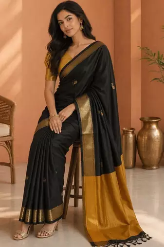 Zari pure cotton kanjeevaram saree