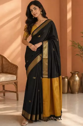 Zari pure cotton kanjeevaram saree