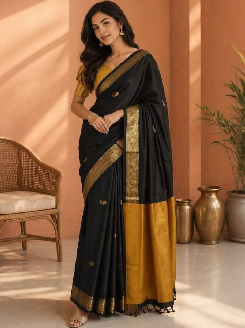 Zari pure cotton kanjeevaram saree