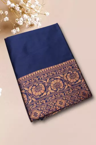 Woven design zari art silk kanjeevaram saree