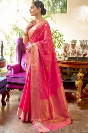 Woven design zari silk cotton kanjeevaram saree