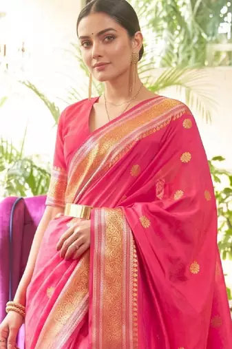 Woven design zari silk cotton kanjeevaram saree